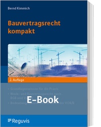 Abbildung von: Bauvertragsrecht kompakt  - Reguvis Fachmedien