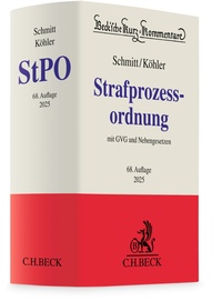 Abbildung von: Strafprozessordnung: StPO - C.H.BECK