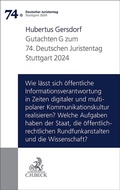 Abbildung von: Verhandlungen des 74. Deutschen Juristentages Stuttgart 2024 - C.H.BECK