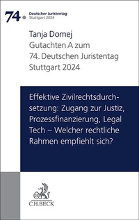 Abbildung von: Verhandlungen des 74. Deutschen Juristentages Stuttgart 2024 - Band I - C.H.BECK