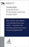 Cover: Verhandlungen des 74. Deutschen Juristentages Stuttgart 2024 - Band I  - C.H.BECK