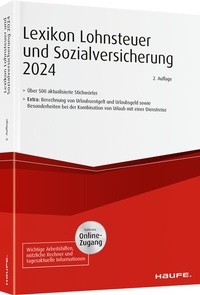 Abbildung von: Lexikon Lohnsteuer und Sozialversicherung 2024  - Haufe-Lexware