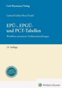 Cover: EPÜ-, EPGÜ- und PCT-Tabellen - Carl Heymanns Verlag