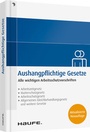 Bild: Aushangpflichtige Gesetze - Haufe-Lexware