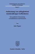 Bild: Ausbeutung von unbegleiteten minderj&auml;hrigen Gefl&uuml;chteten - Duncker & Humblot