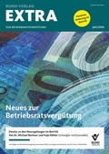 Cover: EXTRA zur Betriebsratsverg&uuml;tung - Bund-Verlag