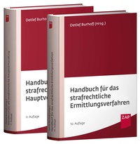 Enlarge image Cover: Paket: Handbuch für das strafrechtliche Ermittlungsverfahren und Handbuch für die strafrechtliche Hauptverhandlung - ZAP