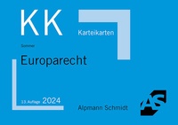 Abbildung von: Karteikarten Europarecht - Alpmann Schmidt