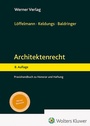 Cover: Architektenrecht - Werner
