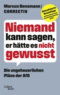 Cover: Niemand kann sagen, er h&auml;tte es nicht gewusst - Galiani Berlin