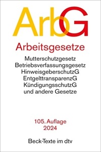 Abbildung von: Arbeitsgesetze: ArbG - dtv