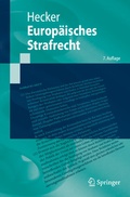 Cover: Europ&auml;isches Strafrecht - Springer