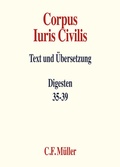 Cover: Corpus Iuris Civilis VI - C.F. M&uuml;ller