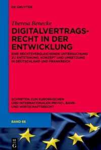 Abbildung von: Digitalvertragsrecht in der Entwicklung - De Gruyter