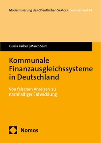 Abbildung von: Kommunale Finanzausgleichssysteme in Deutschland - Nomos