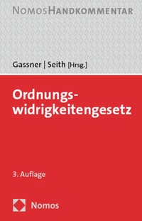 Abbildung von: Ordnungswidrigkeitengesetz - Nomos
