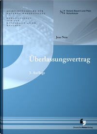 Enlarge image Cover: Überlassungsvertrag - Deutscher Notarverlag