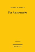 Abbildung von: Das Amtsparadox - Mohr Siebeck