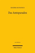 Cover: Das Amtsparadox - Mohr Siebeck