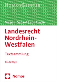 Abbildung von: Landesrecht Nordrhein-Westfalen - Nomos