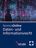 Abbildung von: NomosOnline Daten- und Informationsrecht - Nomos