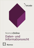 Cover: NomosOnline Daten- und Informationsrecht - Nomos