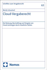Abbildung von: Cloud-Vergaberecht - Nomos