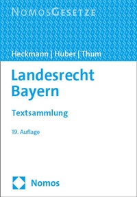 Abbildung von: Landesrecht Bayern - Nomos