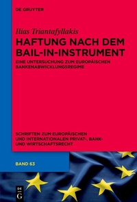 Abbildung von: Haftung nach dem Bail-in-Instrument - De Gruyter