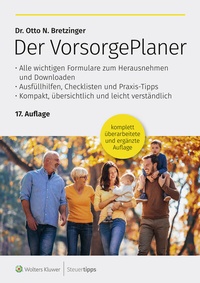 Abbildung von: Der VorsorgePlaner - Wolters Kluwer Steuertipps GmbH