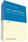Cover: EP&Uuml;- und PCT-Tabellen - Carl Heymanns Verlag