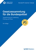 Cover: Gesetzessammlung f&uuml;r die Bundespolizei - KSV Medien