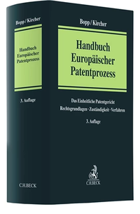 Abbildung von: Handbuch Europäischer Patentprozess - C.H.BECK
