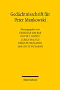 Cover: Ged&auml;chtnisschrift f&uuml;r Peter Mankowski - Mohr Siebeck