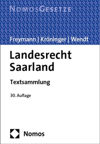 Bild vergrößern Bild: Landesrecht Saarland - Nomos