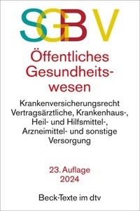 Abbildung von: SGB V - Öffentliches Gesundheitswesen - dtv