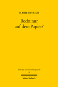 Abbildung von: Recht nur auf dem Papier? - Mohr Siebeck