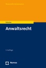 Cover: Anwaltsrecht - Nomos