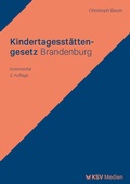 Cover: Kindertagesst&auml;ttengesetz Brandenburg - KSV Medien