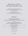Cover: Badisches W&ouml;rterbuch / Spie&szlig;f&ouml;rster - Sprosse(n) - De Gruyter