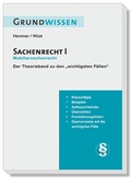 Cover: Grundwissen Sachenrecht I  - Hemmer-W&uuml;st