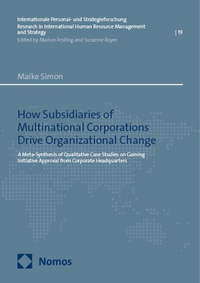 Enlarge image Cover: How Subsidiaries of Multinational Corporations Drive Organizational Change - Nomos
