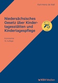 Bild: Nieders&auml;chsisches Gesetz &uuml;ber Kindertagesst&auml;tten und Kindertagespflege - Kommunal- und Schul-Verlag