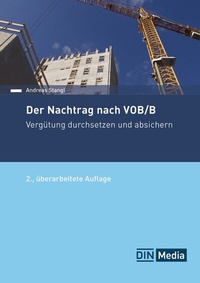Abbildung von: Der Nachtrag nach VOB/B - DIN Media