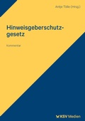 Cover: Hinweisgeberschutzgesetz - KSV Medien