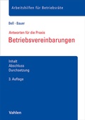 Cover: Betriebsvereinbarungen - Vahlen
