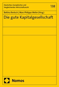 Abbildung von: Die gute Kapitalgesellschaft - Nomos