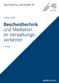 Abbildung von: Bescheidtechnik (SL 16) - Kommunal- und Schul-Verlag
