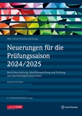 Cover: Neuerungen f&uuml;r die Pr&uuml;fungssaison 2024/2025  - IDW