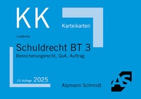 Abbildung von: Karteikarten Schuldrecht BT 3 - Alpmann Schmidt